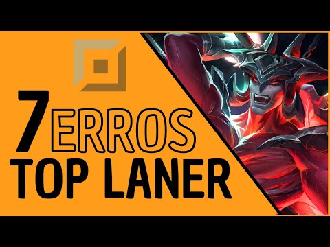 Maiores ERROS que todo TOP LANER do LOW ELO comete!!!! [ PASSO A PASSO]