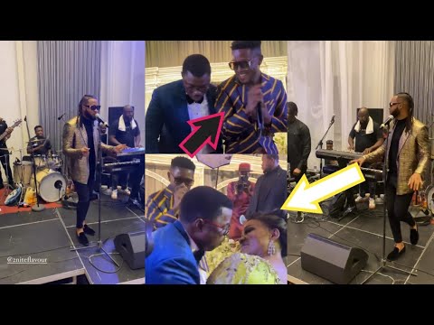 Flavour & Chike Throw Couple's In Tears As The Performed Best Love Song's Together At Their Wedding