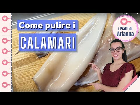 Come pulire i Calamari
