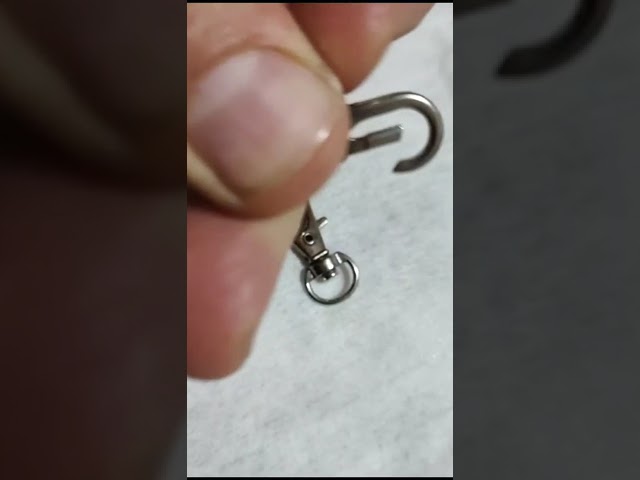 Vídeo relacionado con DKBT Anillas para Llaveros 80pcs Mosquetones pequeños, Argollas Desmontables, Clave Giratoria Cierres, Arandelas, Diy (Plateado)