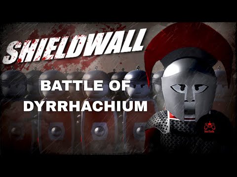Brutal Warfare! Shieldwall – Battle of Dyrrhachium 💥 (No Commentary)