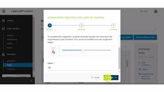 Lippincott Connect PrepU - Faculty - Create a Mastery Level Assignment