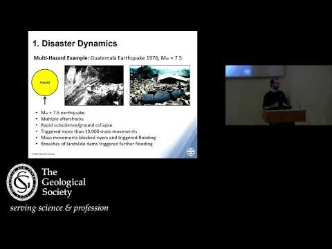 Public Lecture April 2019: Disaster risk reduction and sustainable development - Joel C Gill