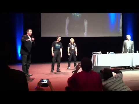 Kenji Oba teaching the jouchaku process Cartoonist 2013