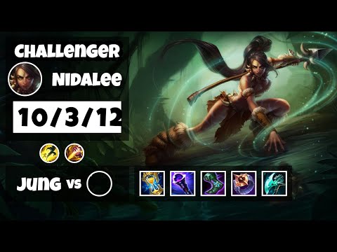 Nidalee vs Lee Sin KOREAN Challenger JUNGLE (10/3/12) - v11.10
