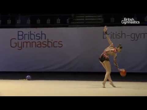 Christianna Vitanova Junior Ball 2016 Rhythmic British Championships