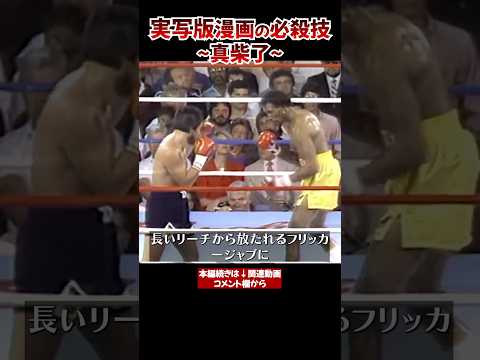 #はじめの一歩 真柴了の必殺技のモデル映像〜フリッカージャブ、チョッピングライト〜