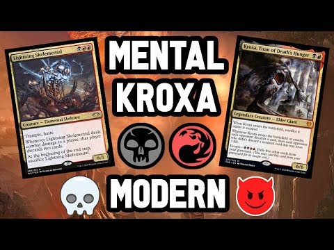 【 Modern 】 💀 RAKDOS KROXA SKELEMENTAL UNEARTH 💀
