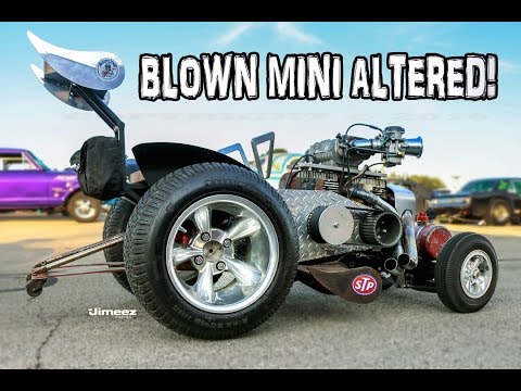 RAD!! BLOWN MINI PIT ALTERED! '15 MELTDOWN DRAGS! BYRON DRAGWAY!