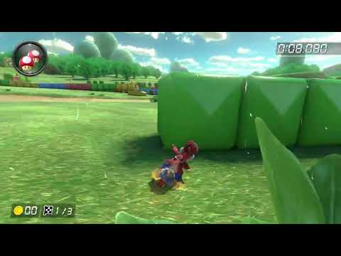 SNES Donut Plains 3 [150cc] - 1:12.687 - XIV (Mario Kart 8 Deluxe World Record)