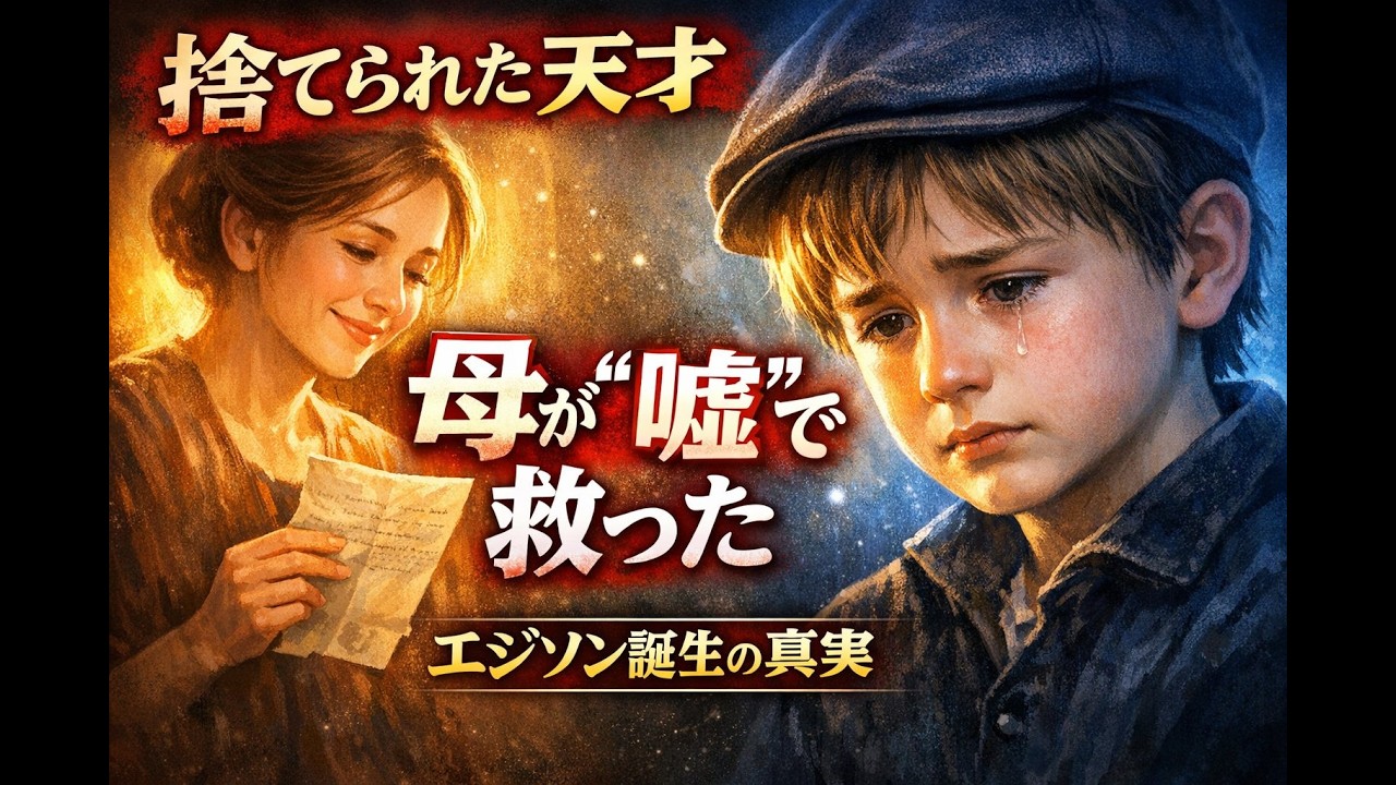 母が信じた「天才の芽」〜発明王エジソンを救った究極の愛〜　＃おすすめ＃エジソン＃トーマスエジソン＃ナンシー＃母＃感動＃発明王