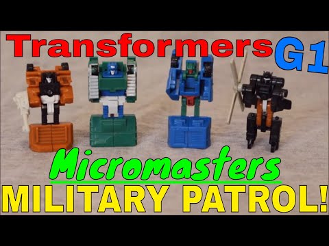 Transformers G1 Micromasters - Decepticon Military Patrol - GotBot True Review NUMBER 528