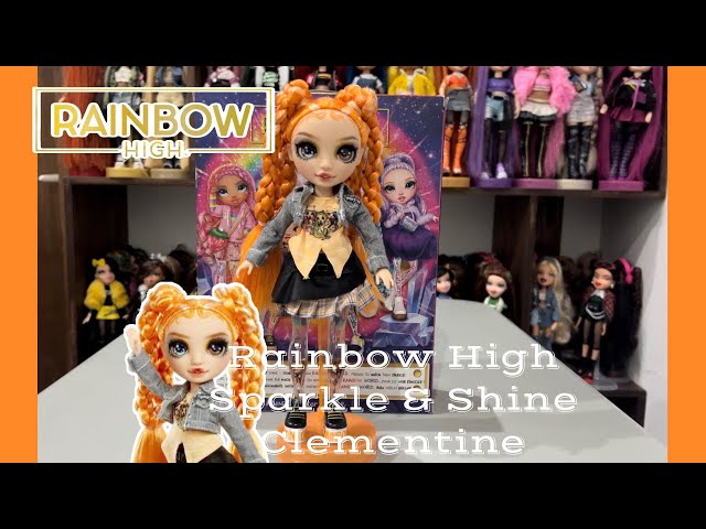 Vídeo relacionado con RAINBOW HIGH Sparkle and Shine - Clementine (Naranja) - Muñeca de Moda de 28 cm con Destellos Líquidos en Las Piernas, Agítalas para Verlas Brillar, Ideal para Niños y Niñas de 4 a 12 Años