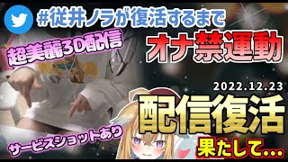 【深層組】【従井ノラ】復活配信にてオナ禁運動のノラ組達を暴徒化させる超美麗3D配信