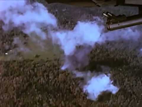 USAF Forward Air Control F 100 Supports U S  Army during the Vietnam War Footage