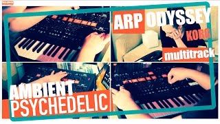 Video thumbnail for ARP ODYSSEY 2015 ambient psychedelic session multitrack musical "demo" Korg Odyssey unboxing #34/1 by VolcaRock