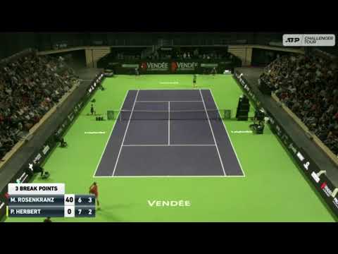 Mats Rosenkranz (GER) vs Pierre-Hugues Herbert (FRA), Mouilleron-le-Captif challenger 2021 1/4 Final