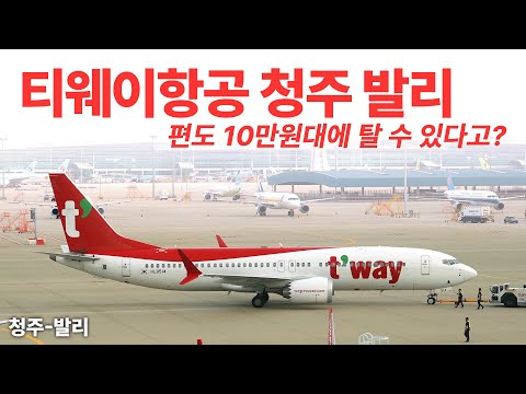 인도네시아 발리 직항, 티웨이항공 청주-발리 노선 탑승기!
