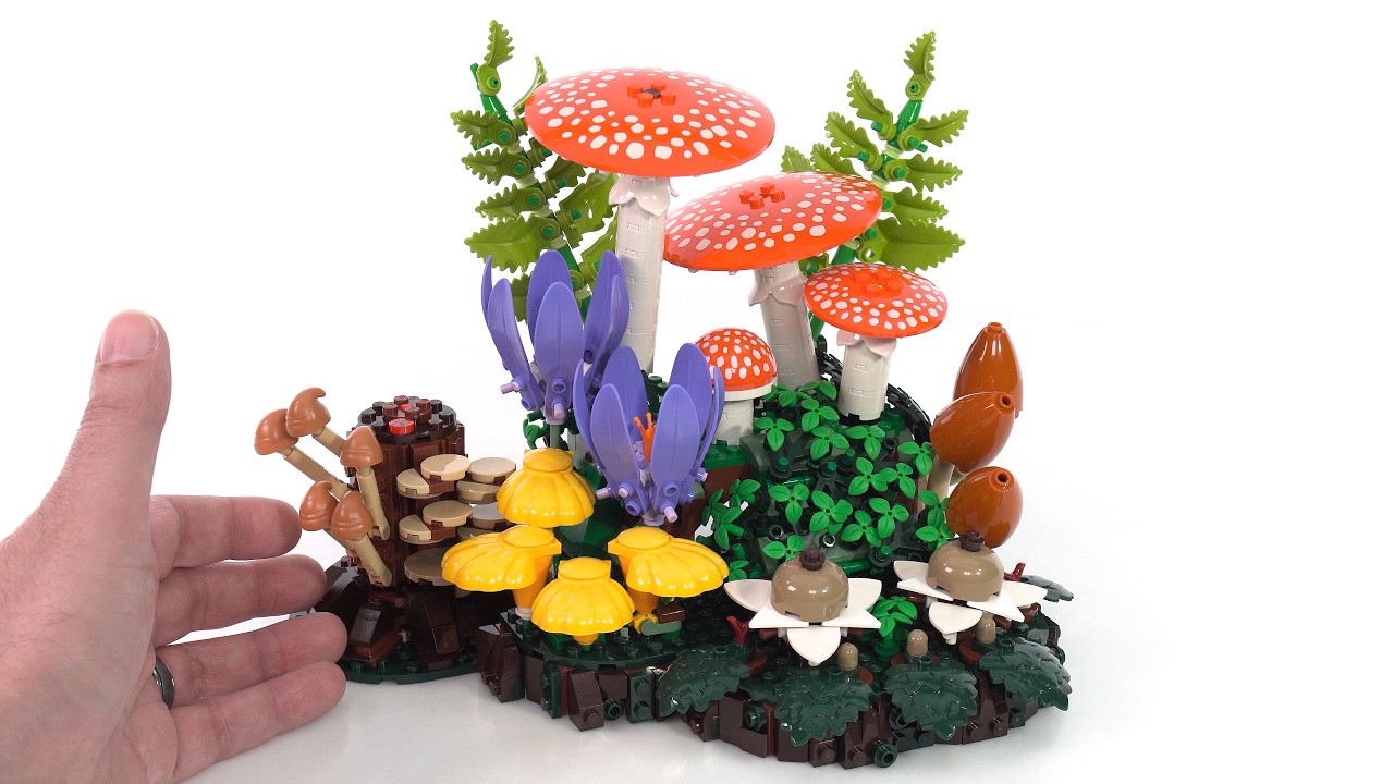 A real slice of nature: LEGO Botanicals Woodland Mushrooms review! #NotSponsored 11505