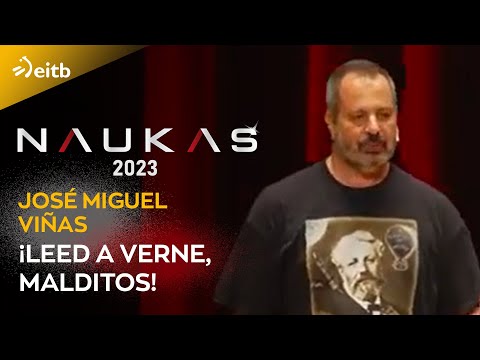Charla sobre Verne en Naukas Bilbao 2023