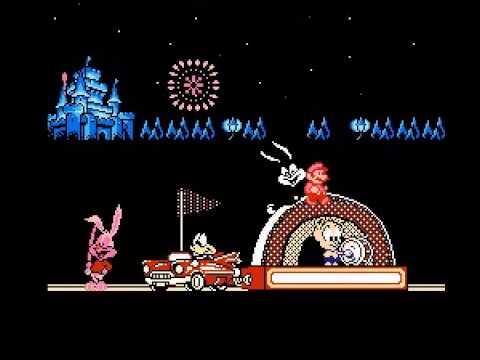NES Pirate Game Ending - Super Mario Bros 14 (Tiny Toon Adventure 2 Hack)