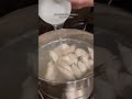 The trick to boiling dumplings
