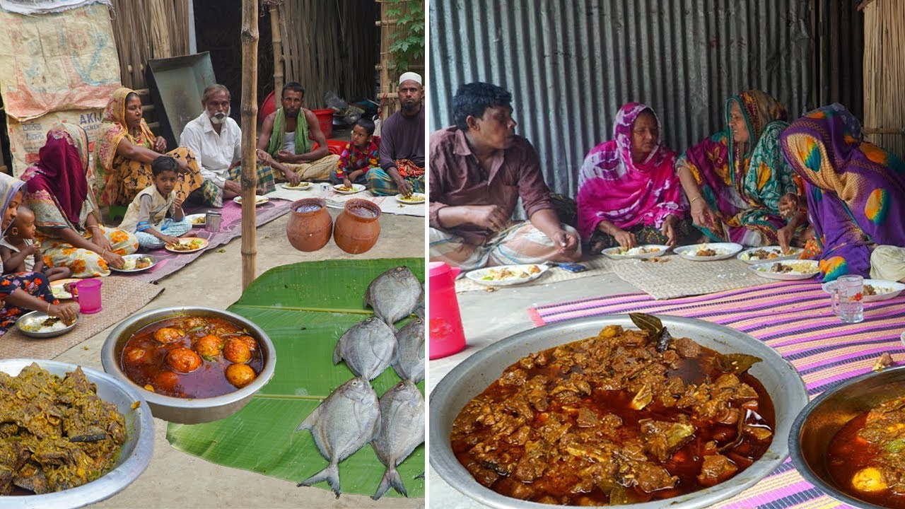 Beef Mezbani Eggs & Pomfret Fish Egg Curry – Chachir Bari Special Feast!