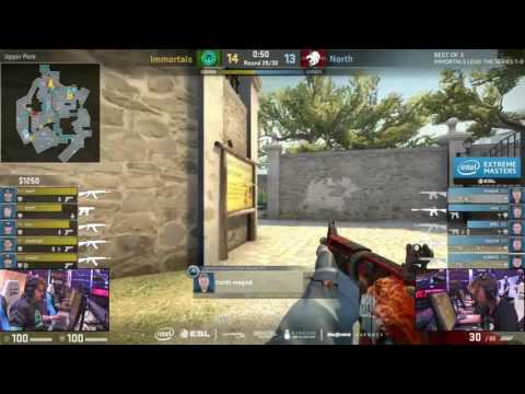 Immortals vs North - Map 2 of 3 - Overpass - Highlights - IEM Katowice 2017