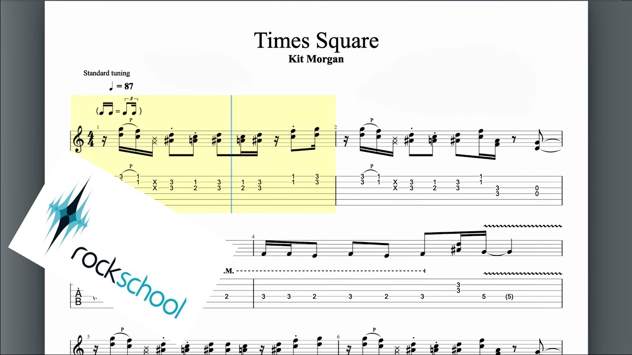 Time Square Rockschool Grade 7 Guitar