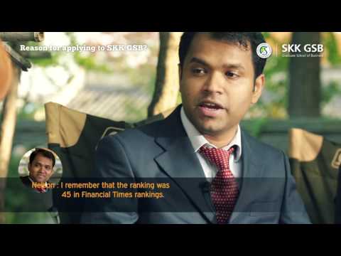 SKK GSB Professional MBA Foreign Student Video