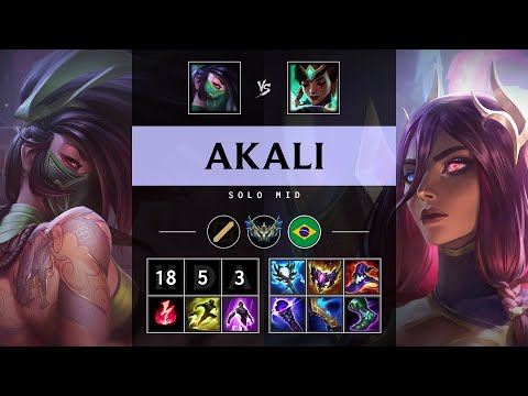 Akali Mid vs Karma - BR Challenger Patch 25.04