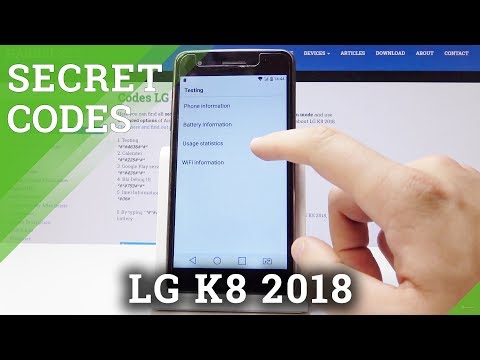 Secret Codes LG K8 2018 - Super Features / Advanced Info