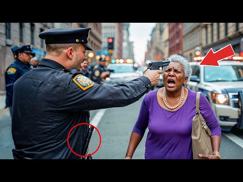 Racist Cop Pulls a Gun on Elderly Black Woman — 5 Seconds Later, Her Husband Shows Up!