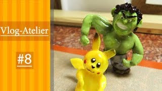 Vlog-Atelier #8 Pikachu et Hulk en sucre