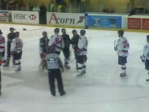 Cardiff Devils v Manchester Phoenix fights