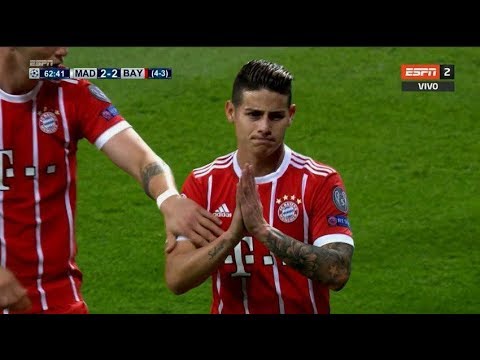 JAMES RODRIGUEZ VS REAL MADRID  (AWAY) 01/05/18 HD