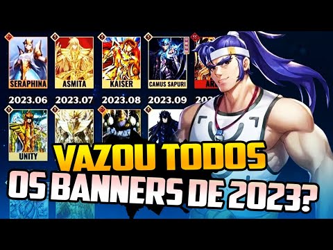 VAZOU A LISTA DOS PERSONAGENS DESSE ANO... E O ÚLTIMO DOURADO GANHOU SKIN | Saint Seiya Awakening