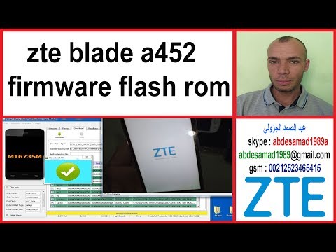 zte blade a452 firmware flash rom