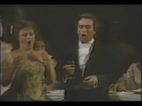 Josep Carreras/Edita Gruberova: "Libiamo nell'lieti calici" (Brindisi) - La Traviata, 1st act