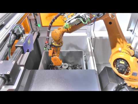 Liebherr - Robot Cell (LRC): Bin Picking with new Vision System