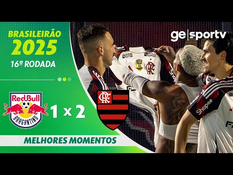 Gols e lances de Red Bull Bragantino x Flamengo