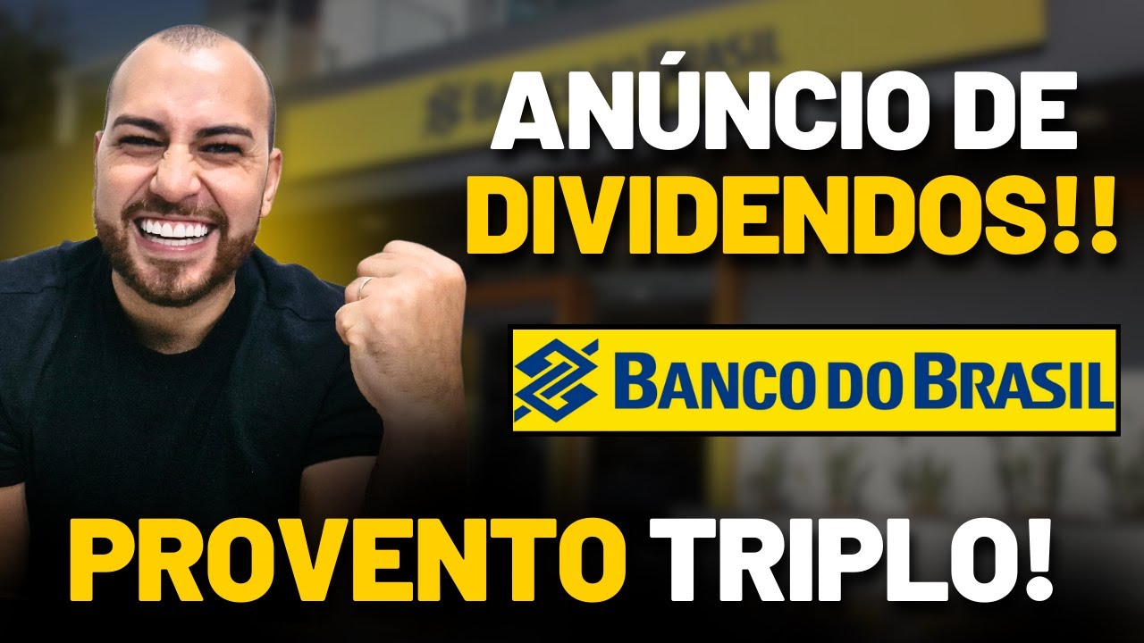 BBAS3 acabou de anunciar MEGA DIVIDENDO e vai anunciar mais! LUCRO recorde e DIVIDENDO RECORDE!