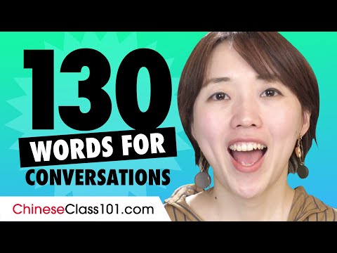130 Chinese Words For Daily Life Conversations