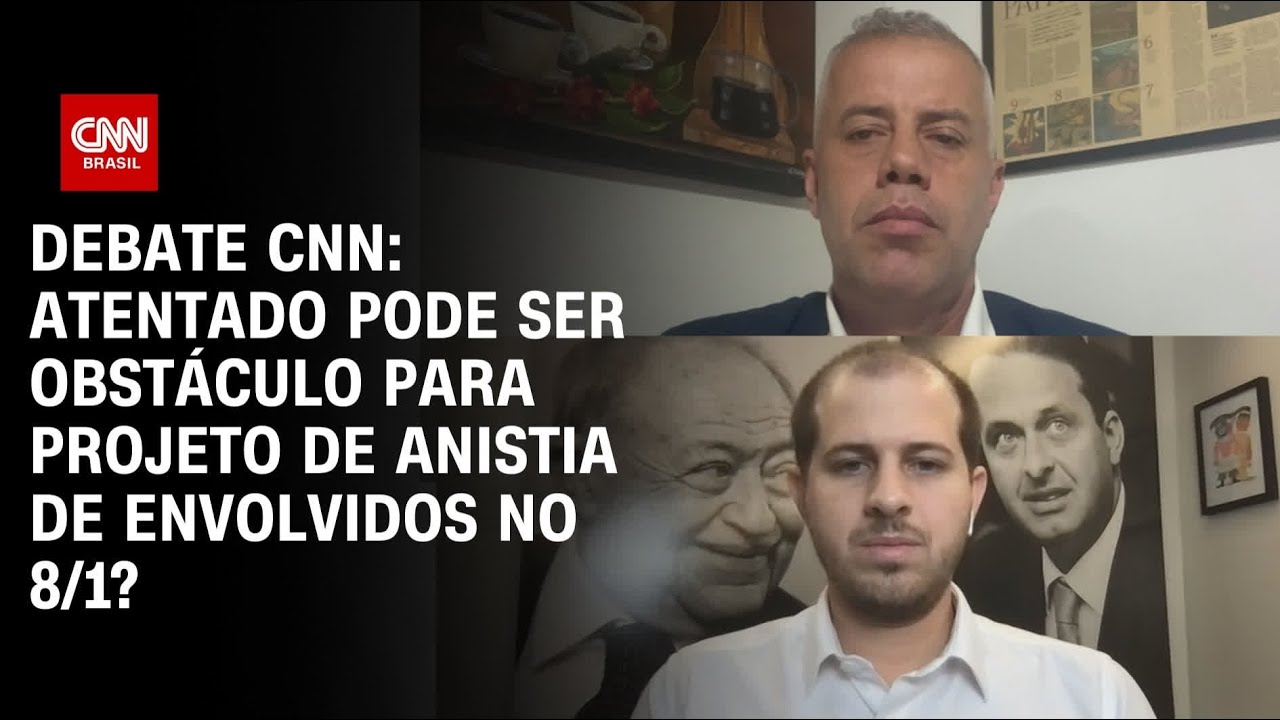 Debate CNN: Atentado pode ser obstáculo para projeto de anistia de envolvidos no 8/1? | CNN ARENA