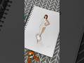 Washi Tape Fashion Illustration Art Shorts