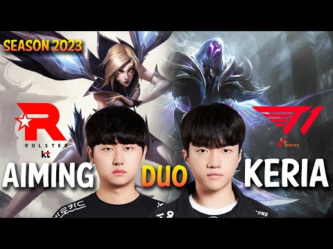 KT Aiming Duo T1 Keria - Aiming KAI'SA, Keria PYKE + KT Cuzz NOCTURNE - Patch 13.15 KR Ranked