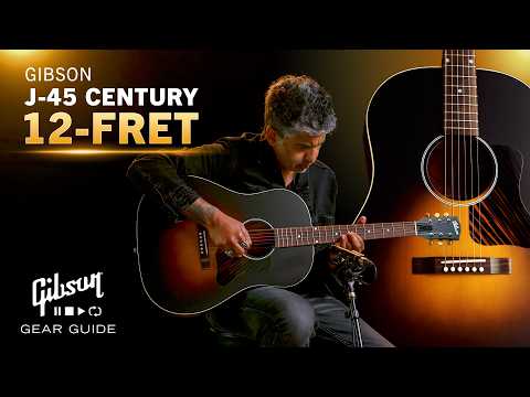 Gibson J-45 Century 12-Fret Acoustic Guitar - Vintage Sunburst image 8