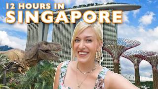 We Had The Most ICONIC Day In Singapore | Night Safari, Hawker, Cloud Forest, Jurassic, Flower Dome