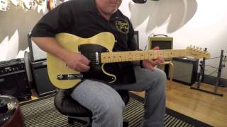 Video thumbnail for Fender 10 for 15 Limited Edition American Vintage 52 Telecaster Korina SN# V1531724 by musicglryinc
