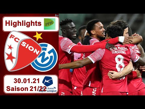 Highlights: FC Sion vs Grasshopper Club Zürich (30.01.22)